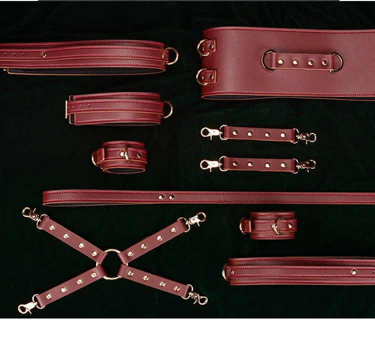 msoul男女床上捆绑手铐脚铐面具趣用品sm手铐项圈惩罚性用具趣情调教