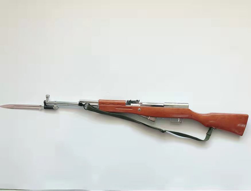 半礼兵枪步抢军训枪训练模型军迷收藏退伍礼物 木质56式礼宾枪【图片