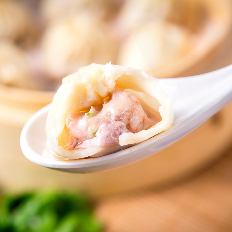 知味观笋丁猪肉小笼包500g20只早餐点心生鲜面点手工包子馒头早点虾仁