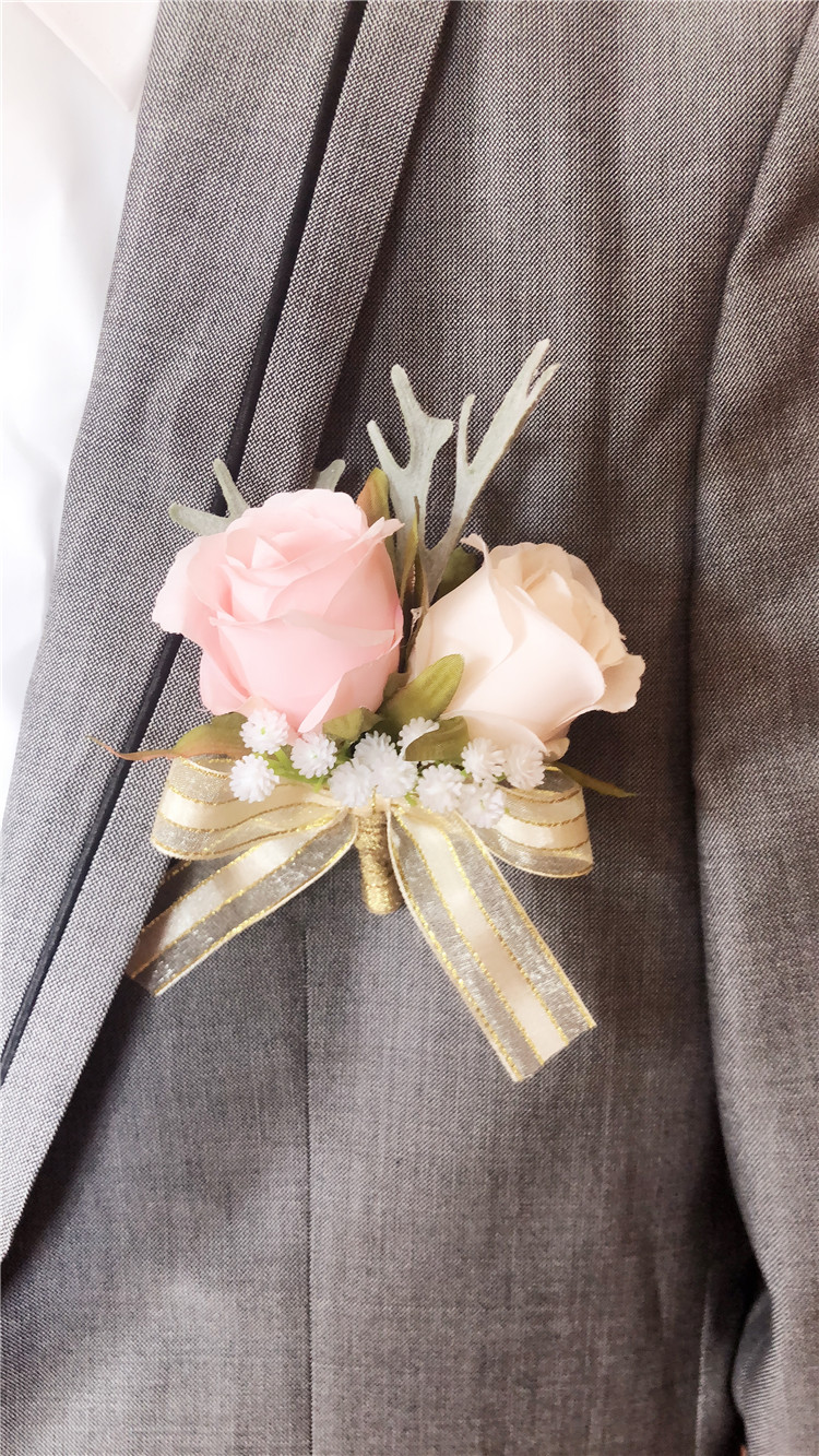 仟佰盾(chiefdon) 高端商务男士胸花 嘉宾襟花 会议年会活动开幕开业