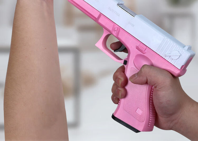 抛壳格洛克手动上膛可发射软弹男孩玩具枪少女粉吃鸡模型eva软弹10