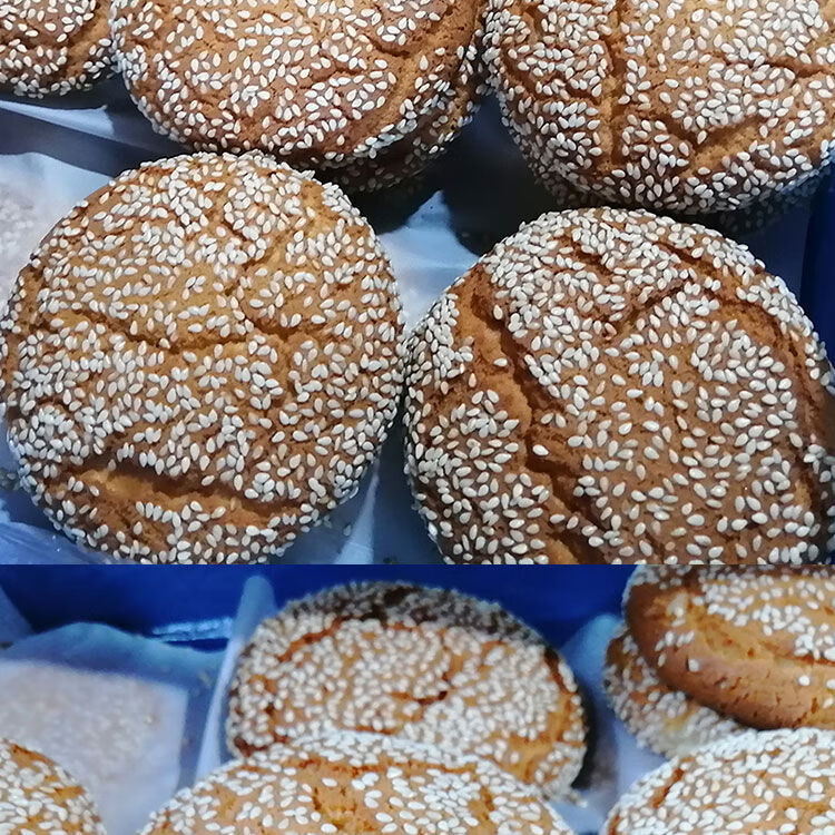 软麻饼石灰窑陕西渭南特产小吃老式点心桃酥传统糕点办公零食散装两斤