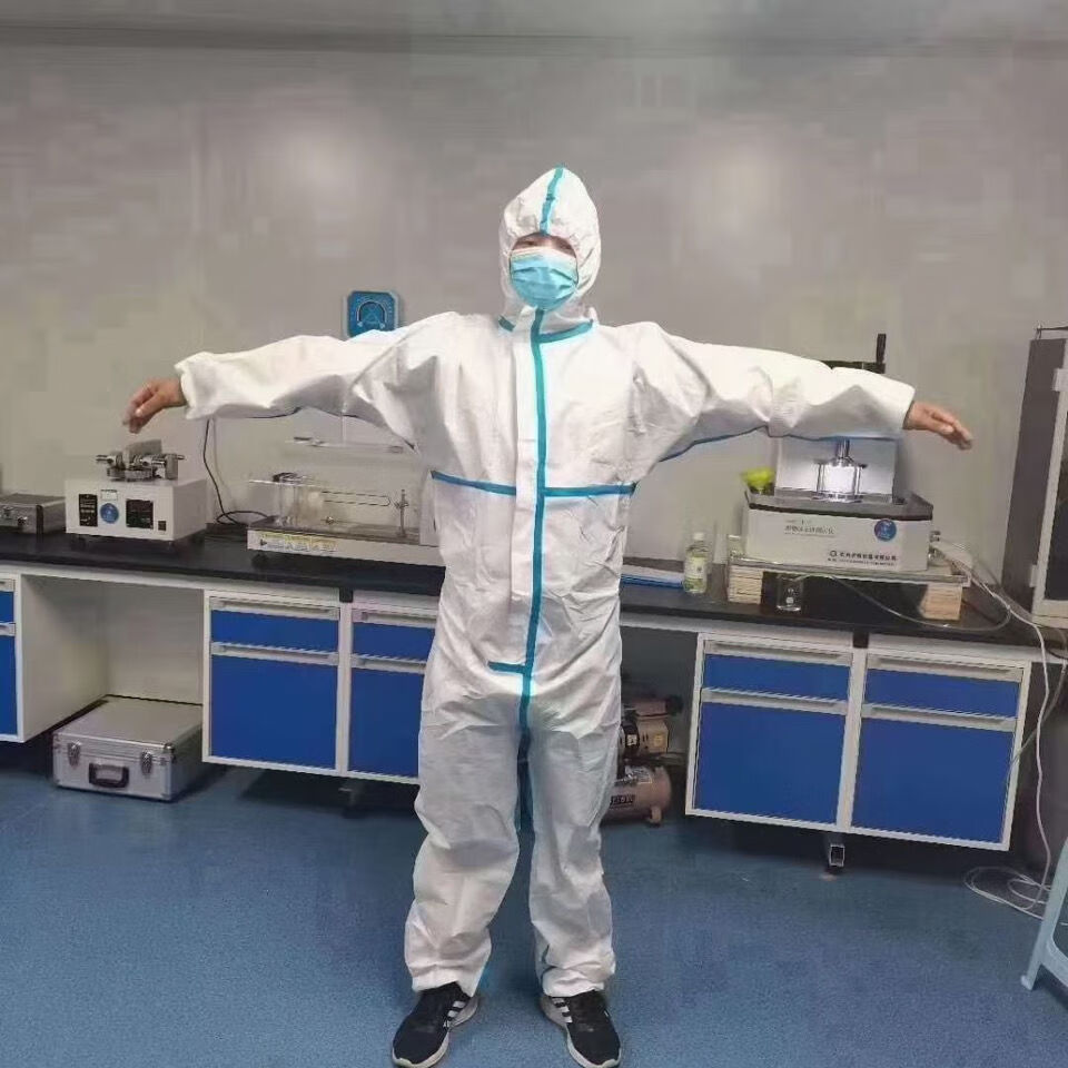 宇安控股一次性医用防护服防疫连体全身式防飞沫病毒隔离衣 医用防护