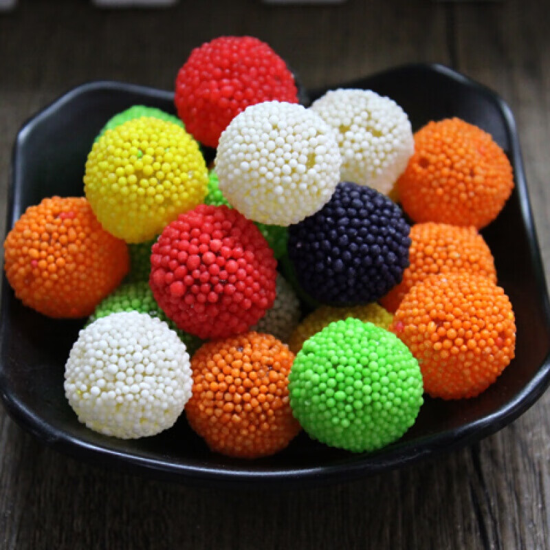 珍珠软糖qq糖棒棒软糖麻仔橡皮糖儿童办公室零食糖果礼盒280g不带棒1