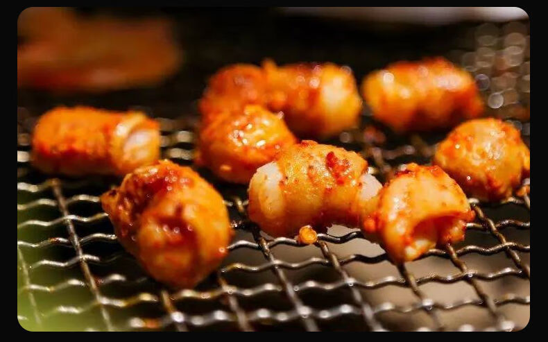 贵州特色烤小肠正宗碳烤猪小肠烧烤烙锅食材烟熏碳火烤制小肠批发烤