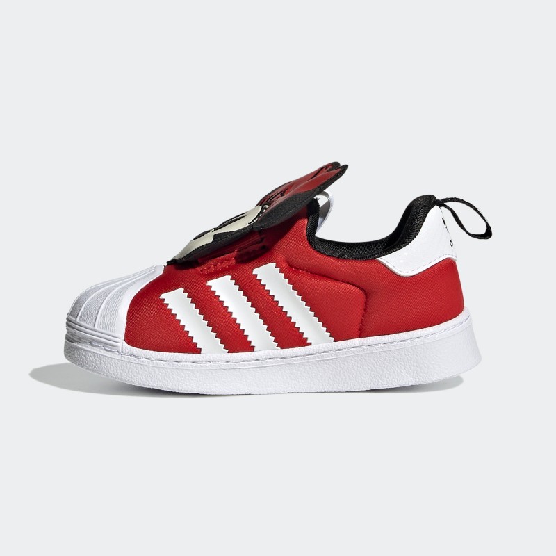 adidas阿迪达斯冬季新款米奇联名加厚青少年三叶草经典贝壳头鞋 q4