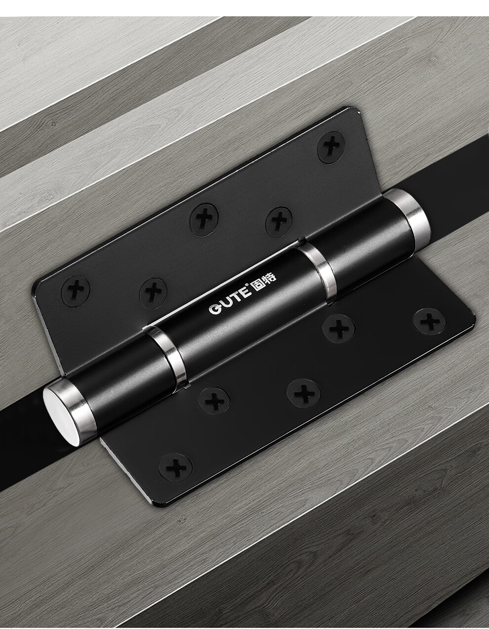 定位铰链入锁关门店推款哑黑色免开槽轻音功能左右通用1片价一片价