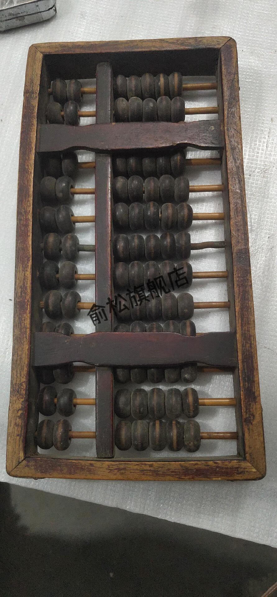 农村老旧物件老物件怀旧民俗摆件木质算盘供销社场景直播间道具农家乐