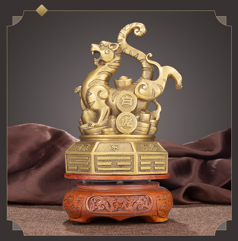 京石云 新品 非非纯铜四方神兽摆件四大神兽青龙白虎朱雀玄武四方神