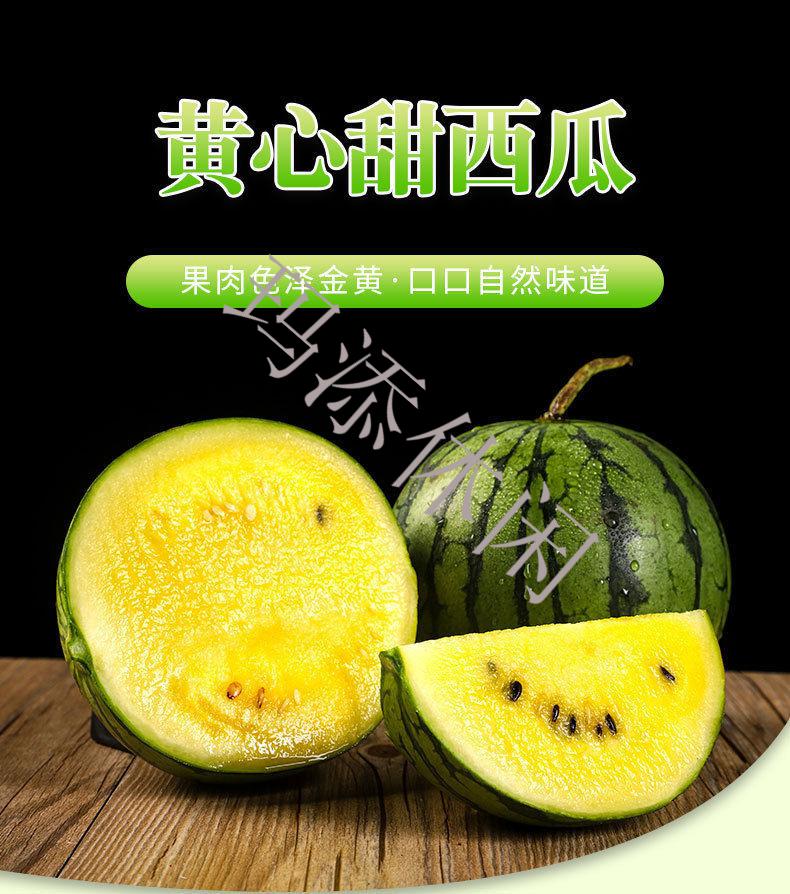 现摘现发特小凤西瓜黄心黄瓤黄肉黄壤当季甜瓜新鲜水果特小凤西瓜45斤