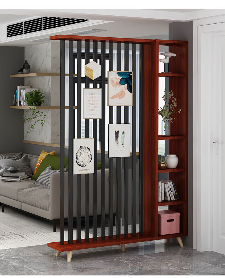 进门玄关柜隔断酒柜客厅家用鞋柜置物架现代简约屏风装饰柜门厅柜浅