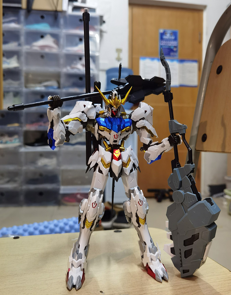 【高达周边】大班mg巴巴托斯手办1/100多种形态转换拼装儿童玩具大班