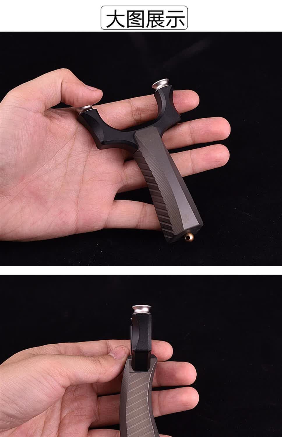 小弓门扁皮强力高精度弹工天罡户外打鱼弹弓 小虎70版70弓门【图片