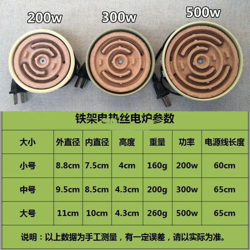 小电炉子用电热炉电热丝炉用200w300w500w 大号260ml