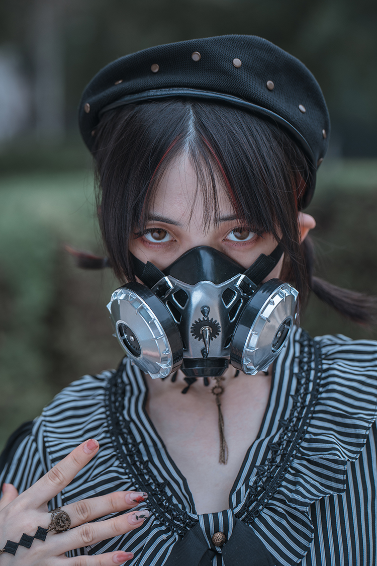 赛博朋克面具眼镜熠先生的蒸汽大陆 蒸汽朋克steampunk赛博朋克防雾霾