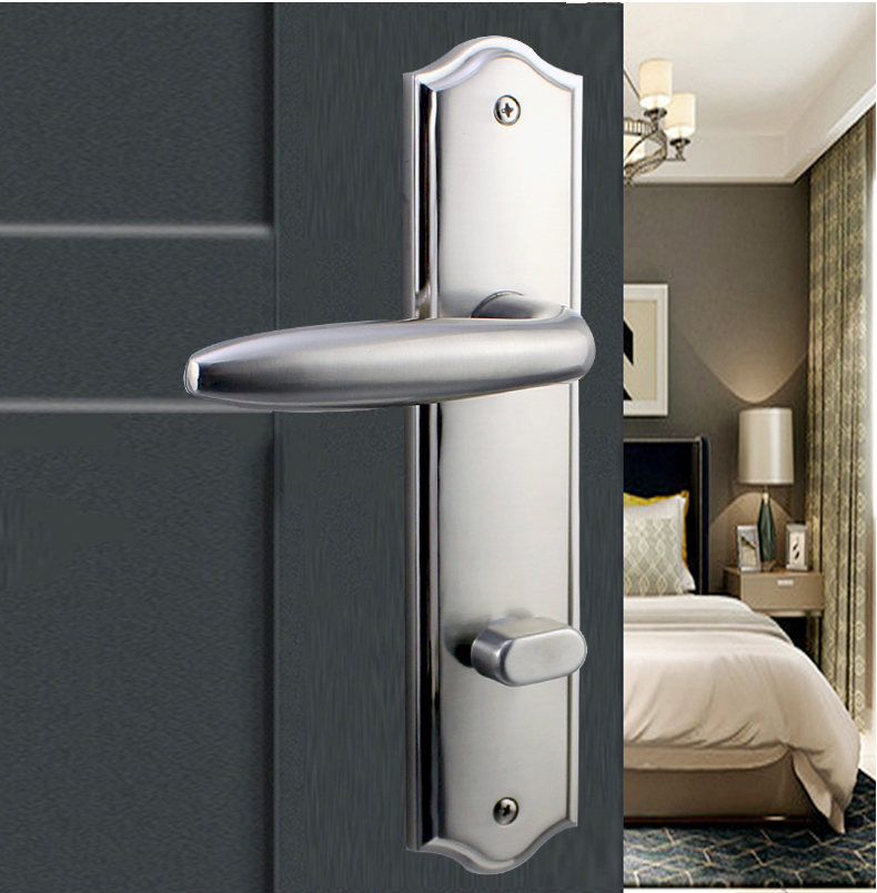 镍拉丝门锁【碧桂园】 35-50mm 通用型 带钥匙【图片 价格 品牌 报价