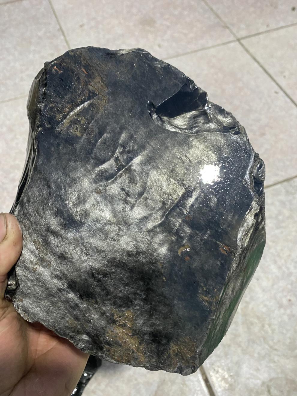 妙聚福天然银曜石原石原矿石毛料雕刻料能量石摆件雕刻定做加工定制