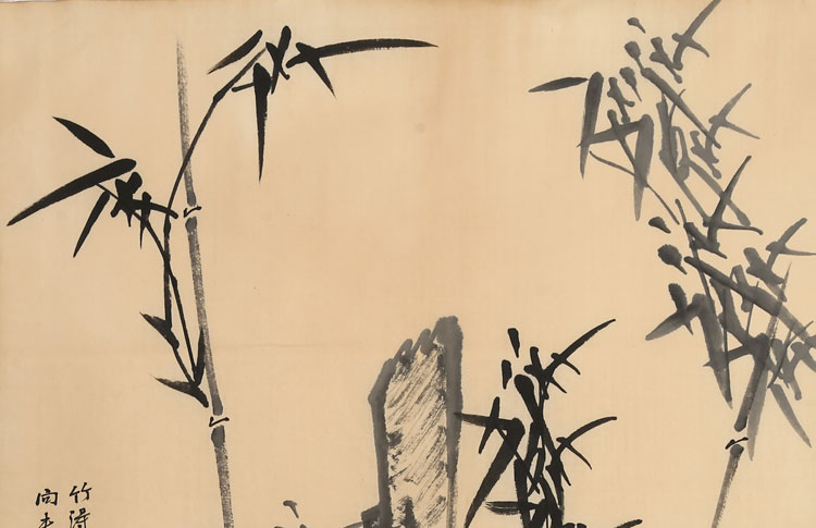 清代郑板桥字画精品三尺写意墨竹国画纯手绘临摹古玩名人书画作品纯