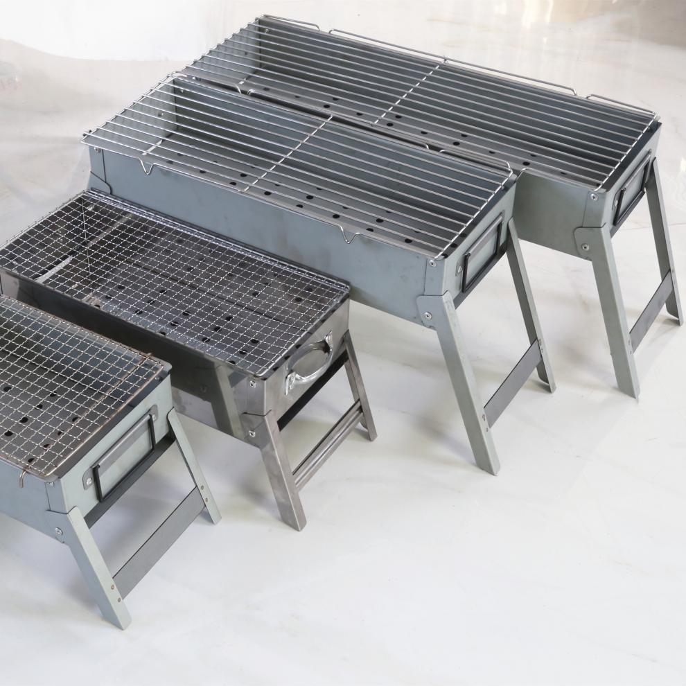 户外便携简易折叠木炭烧烤炉小号烤架30简易炉