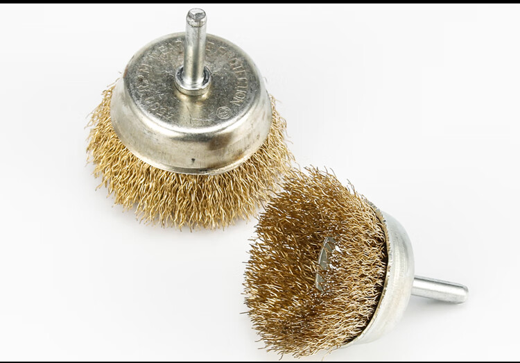 笔型钢丝刷文玩钢丝刷手电钻抛光打磨轮除锈刷工业用电动圆形钢刷 t型