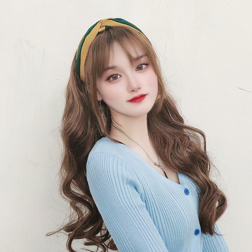 假发女长卷发大波浪懒人发箍一体半头套直自然韩式气质仿真全头