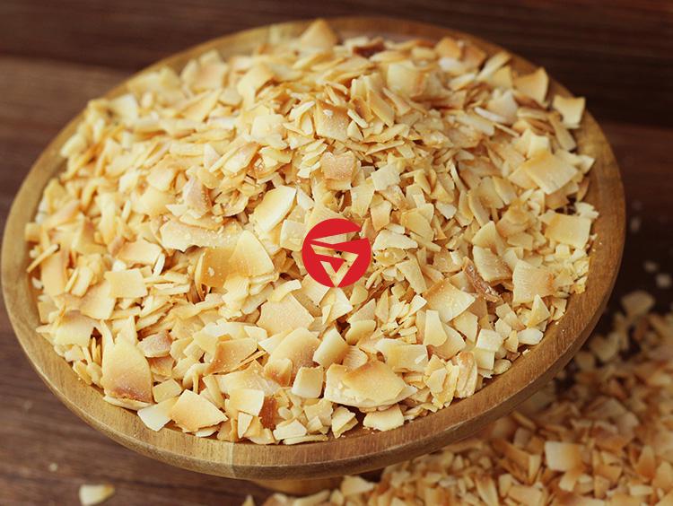 椰子片脆皮椰夫黄金香酥烤椰片海南椰子干椰子肉块粒碎蛋糕装饰金黄脆