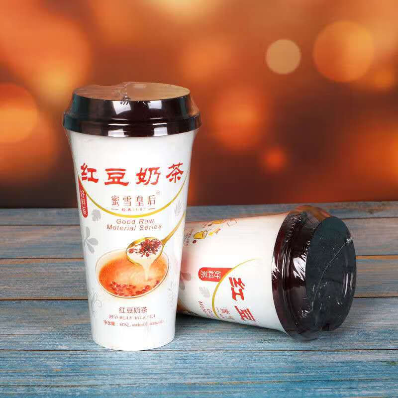 【新日期】蜜雪皇后红豆奶茶温润香浓早餐奶茶整箱6杯30杯多规格 奶茶