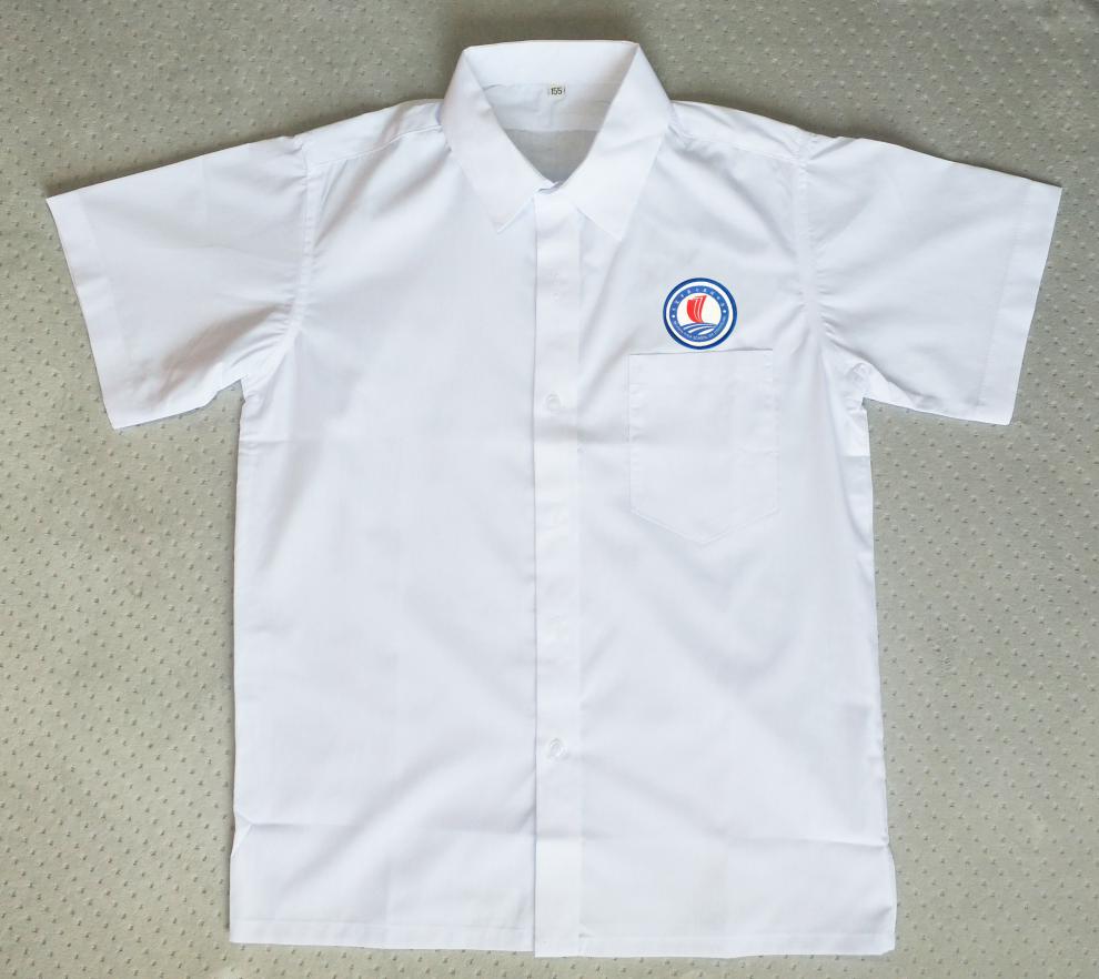 中春夏秋冬全棉校服t恤裤东莞校服拉贝琳七中长袖女衬衫旧款圆领160cm