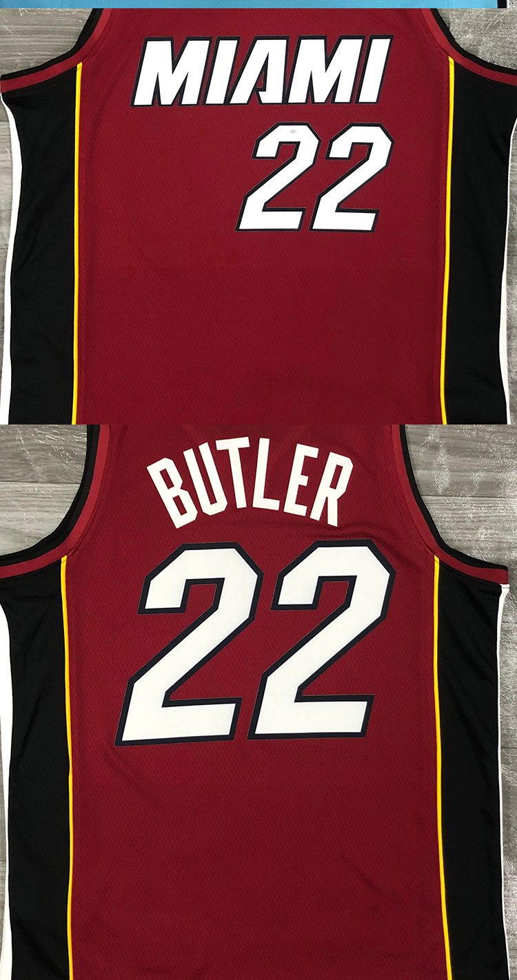 诉策【官方旗舰店】 热火队22号巴特勒球衣球裤套装城市版14号希罗