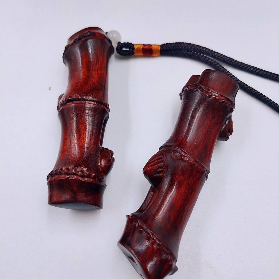 巧珑珠竹把件把玩竹节玉竹实心竹手把件老料文玩男士随身竹棍竹棒异形