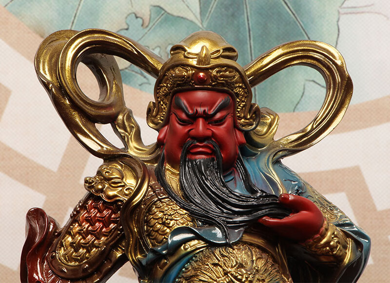 伽蓝韦陀护法树脂佛像伽蓝菩萨韦陀菩萨家居摆件原创设计 16英寸韦陀