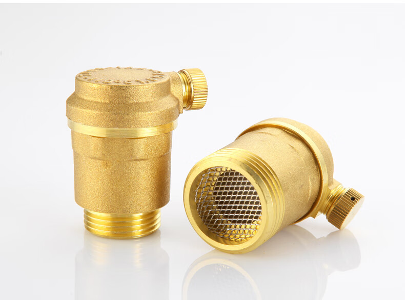 自动排气阀黄铜自动排气阀家用自来水暖气管道放气阀立式4分6分1寸