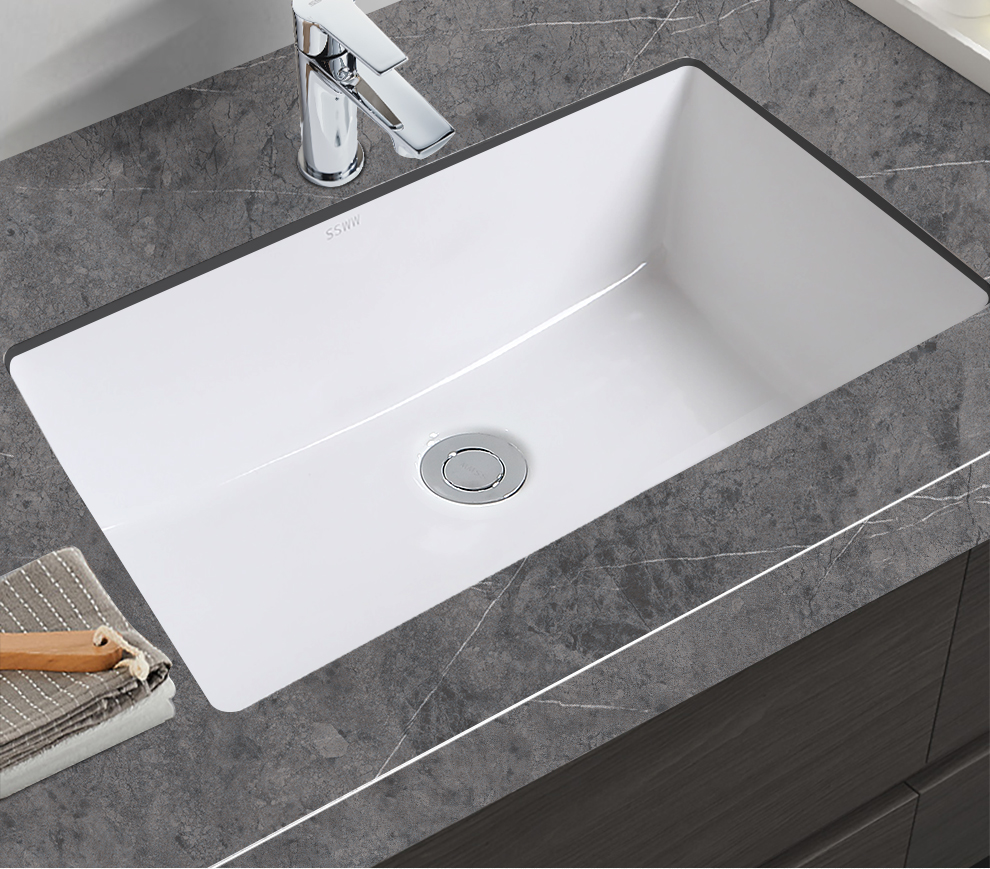 浪鲸台上盆卫浴陶瓷台下盆面盆嵌入式洗脸盆卫生间家