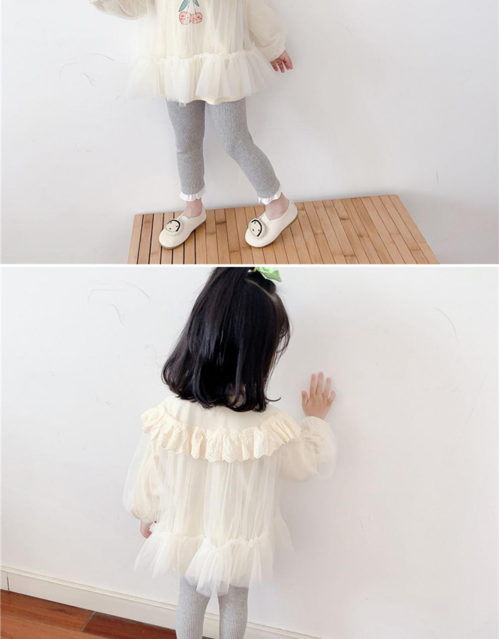 玛拉米女童春款小童婴儿裤子公主儿童长裤宝宝打底裤春秋薄款纯棉外穿