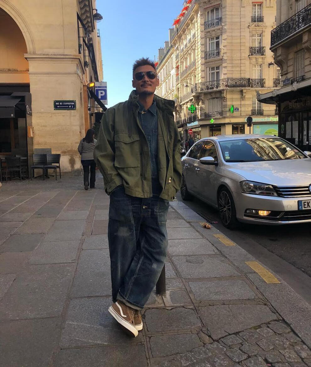 beams 余文乐同款m65连帽拉链两袋休闲风工装夹克外套 黑色 m【图片