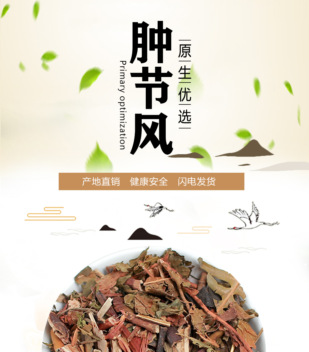 北京同仁堂肿节风中药材店铺500g散装九节茶九节风接骨莲中草药大全