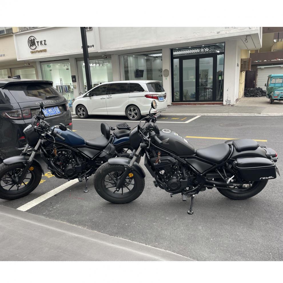 适用本田叛逆者cm300/cm500后边箱 gv300后边箱箱硬箱防水 猪头罩