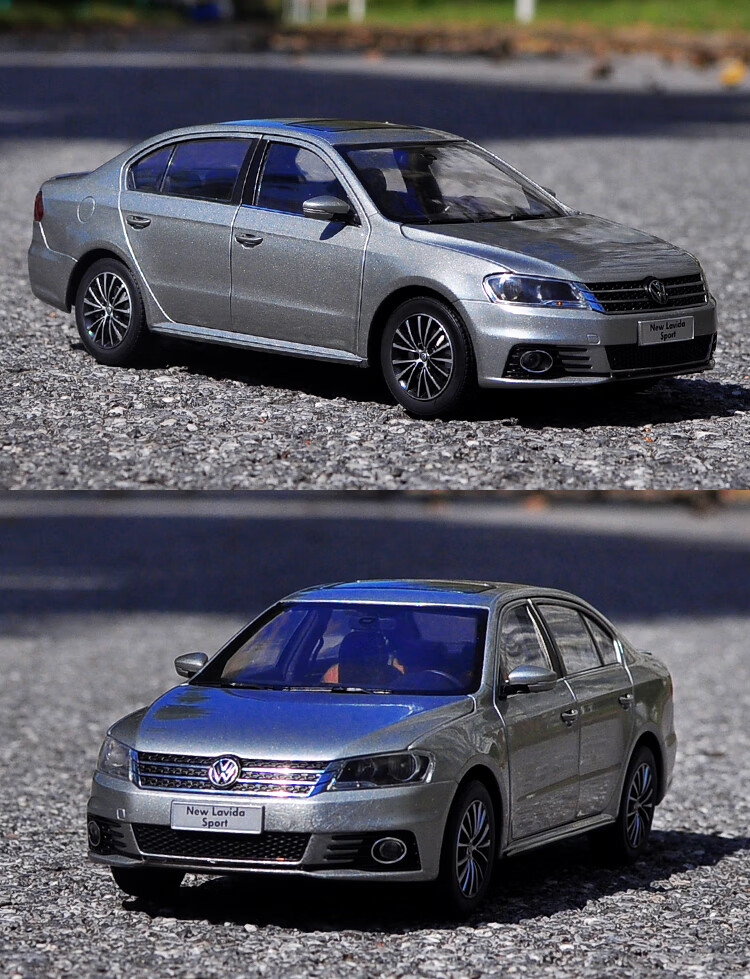 上海大众2016款全新朗逸车模1:18 lavida 仿真合金汽车模型 雅致白