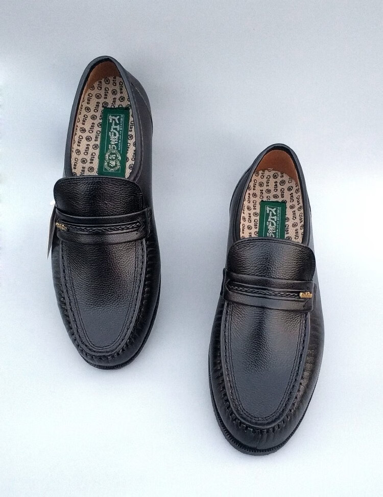 日本健康鞋男鞋健康牌真皮鞋品质定制款黑色超值40码250