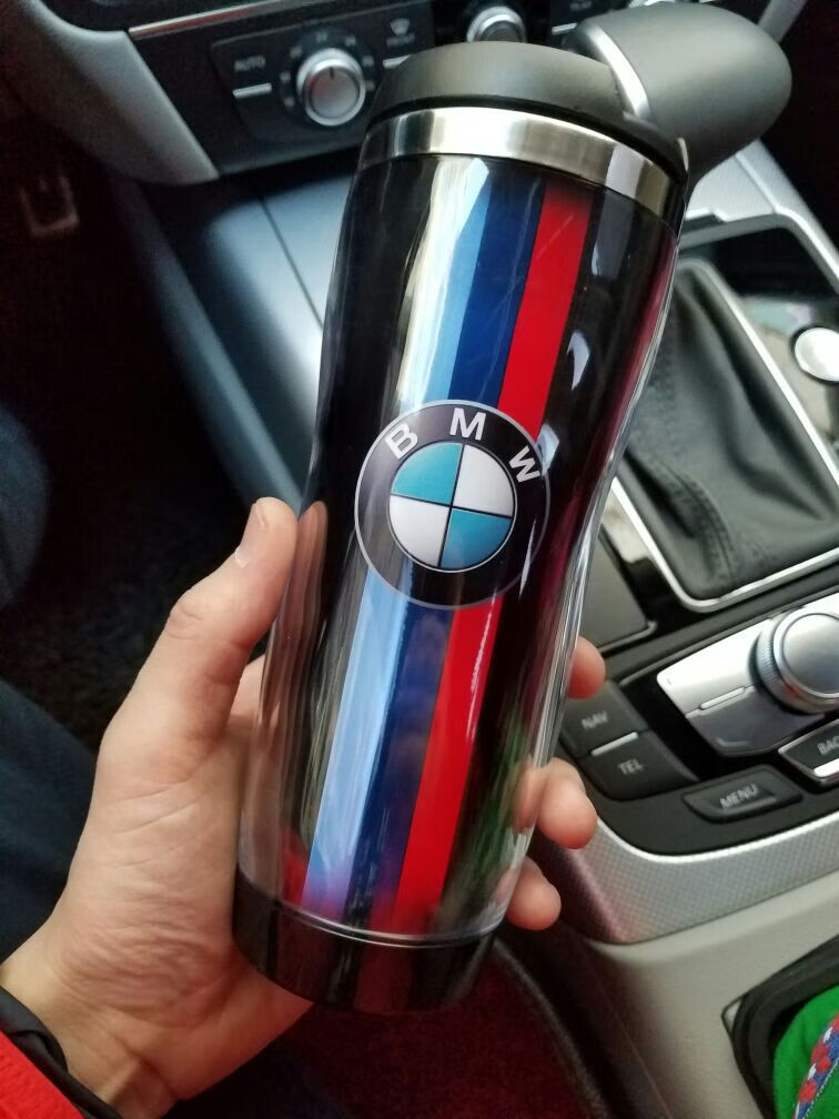 bmw宝马水杯宝马汽车4s店定制提车礼品车友会车标标志周边车载用品水