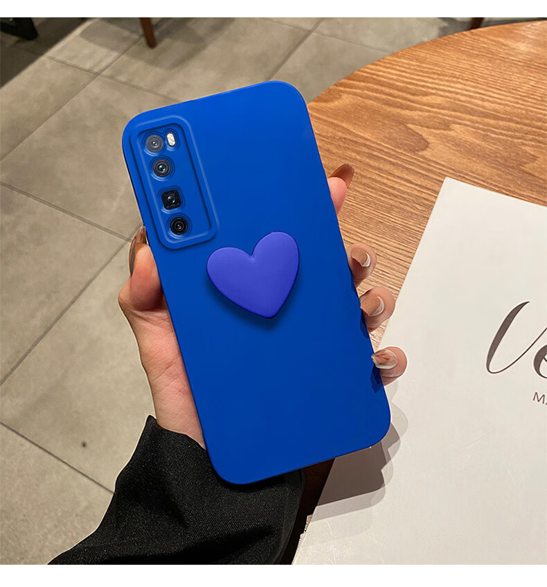 镇都兴克莱因蓝华为nova7手机壳网红简约新款外壳nova7pro纯色女款