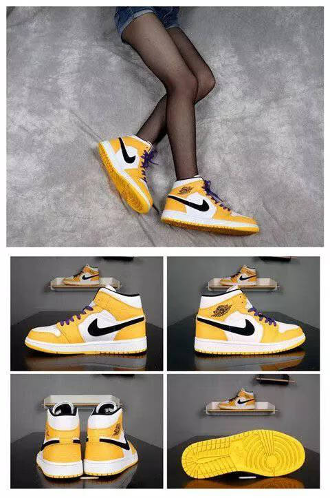 nike耐克王一博同款aj1男鞋高帮板鞋女鞋变色龙迪联名aj1运动鞋百搭