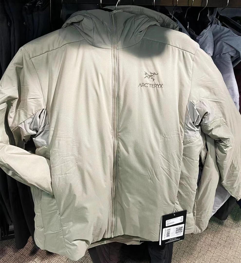 始祖鸟男款阿童木atom棉服刺绣标始祖鸟旗舰男装女装 男al薄款连帽