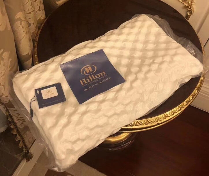 希尔顿乳胶枕 枕头会销活动礼品美容院珠宝店4s店开业 一个50*30cm