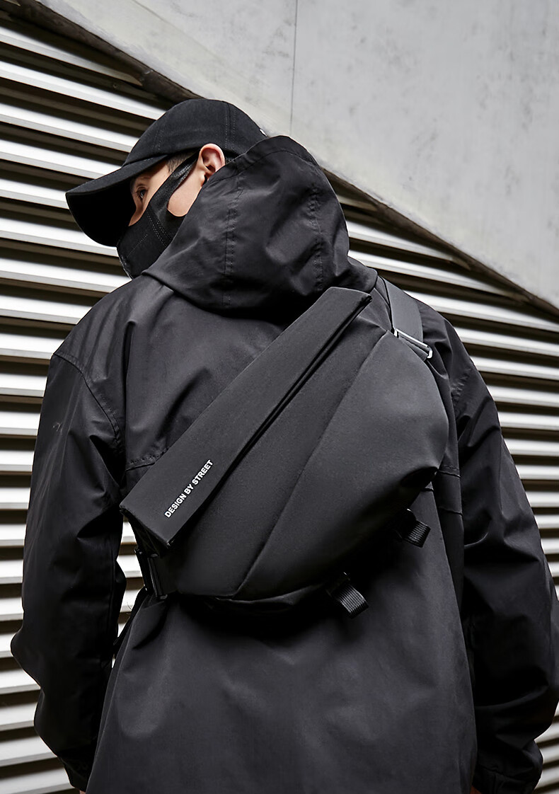 骑行背包摩托车轻便斜挎包腰包机能包单肩包摩托机车运动斜肩跨包