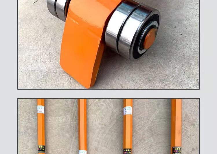 起重撬棒3吨翘棍撬杠重型带轮子轴承滑轮5吨撬棍设备六角钢15吨合金钢