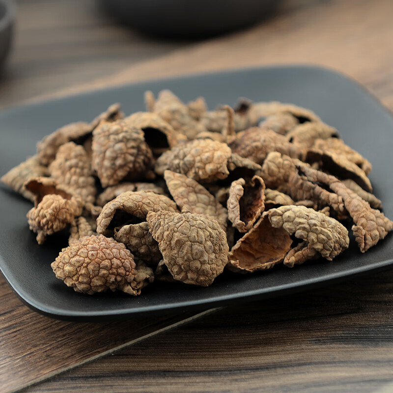 中药材 新货 干晒荔枝壳 荔枝皮 坐月子药材无硫500克【图片 价格