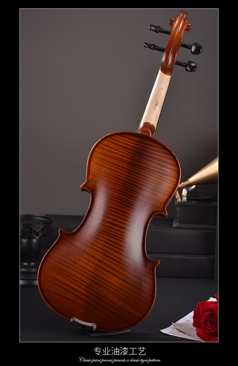 雅马哈小提琴浩成2021新品手工小提琴考级提琴成人儿童初学者级小提琴