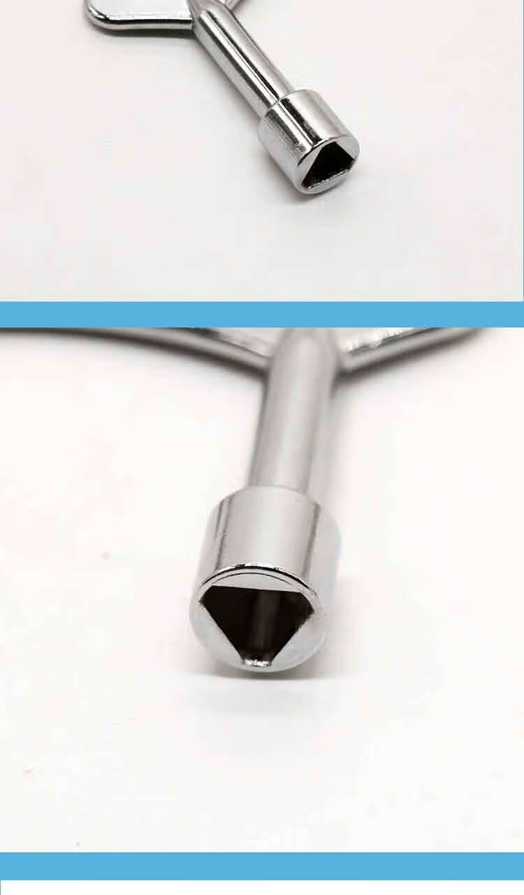 曦筱茵电梯三角钥匙通用型三菱通力日立西奥蒂森厅门火车门配件三角锁