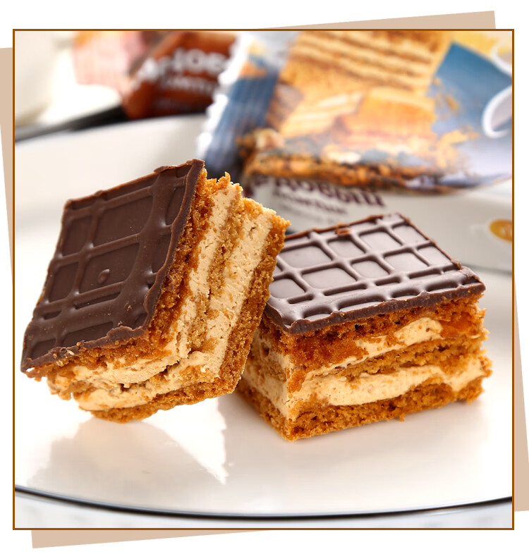 提拉米苏蛋糕奶油巧克力味甜点西式糕点经典原味8块